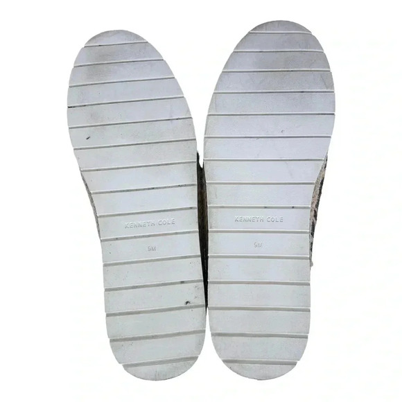 KENNETH COLE Jaxx Calf Hair Tan Brown Zebra Print Loafer Women sz 9M - Picture 8 of 10